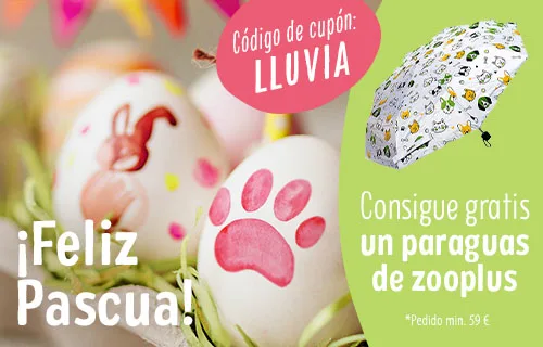 ¡Feliz Pascua! Consigue GRATIS un paraguas zooplus