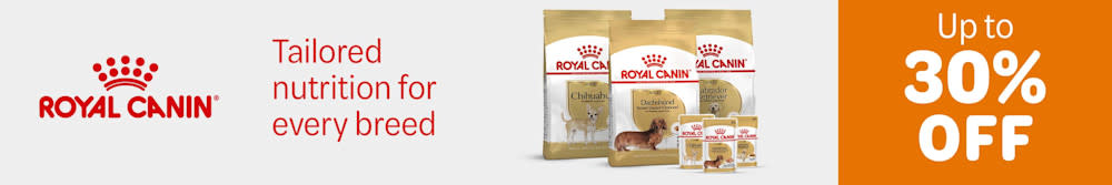 up to 30% off breed nutrition - Royal canin dog food