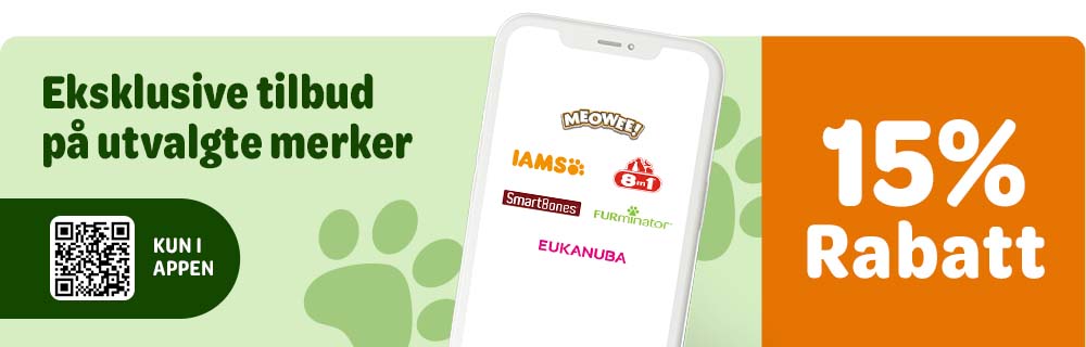 15% på utvalgte merker