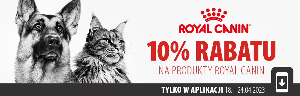 Karmy Royal Canin 10% taniej z aplikacją