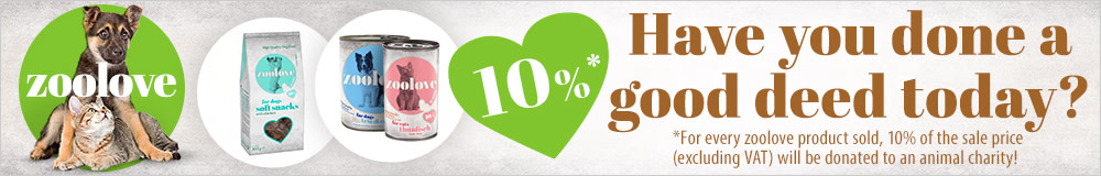 We donate an additional 20% of the market value of all zoolove products!