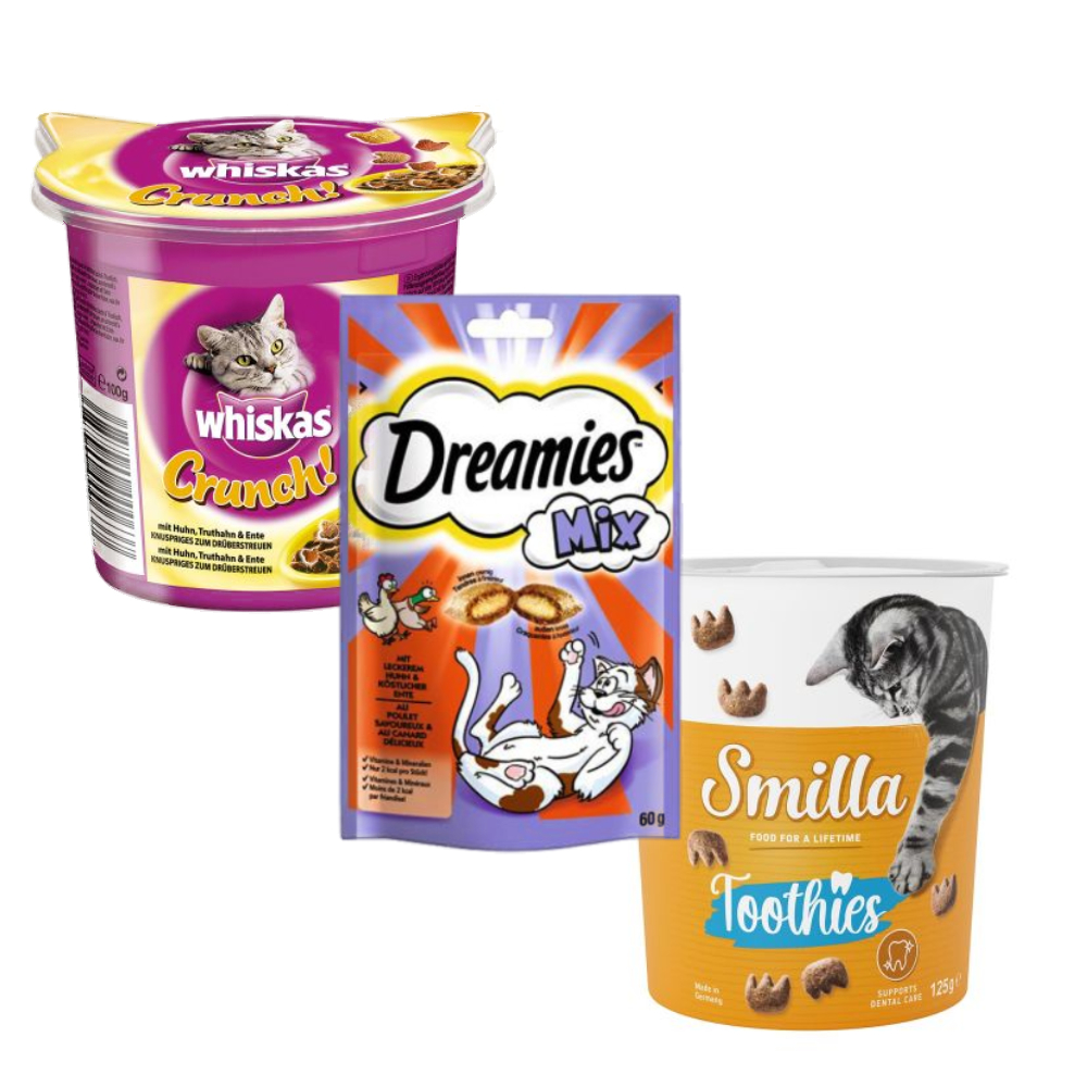 Snack Leccabile Per Gatti Al Salmone - 5 X 15 G, Senza Additivi