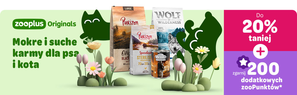 Wybrane karmy zooplus Orginals 20% taniej!