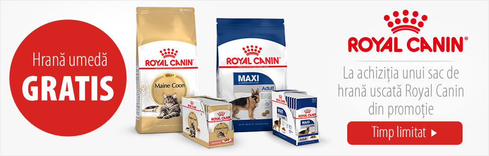Hrană umedă gratis Royal Canin