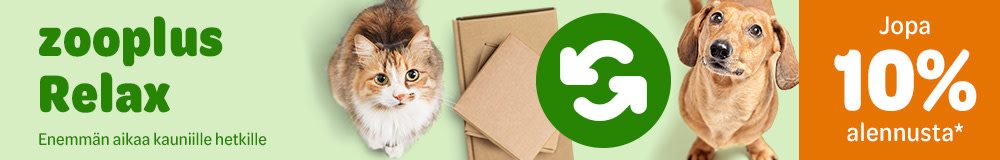 Jopa 10% alennusta. zooplus Relax. Enemmän aikaa kauniille hetkille.
