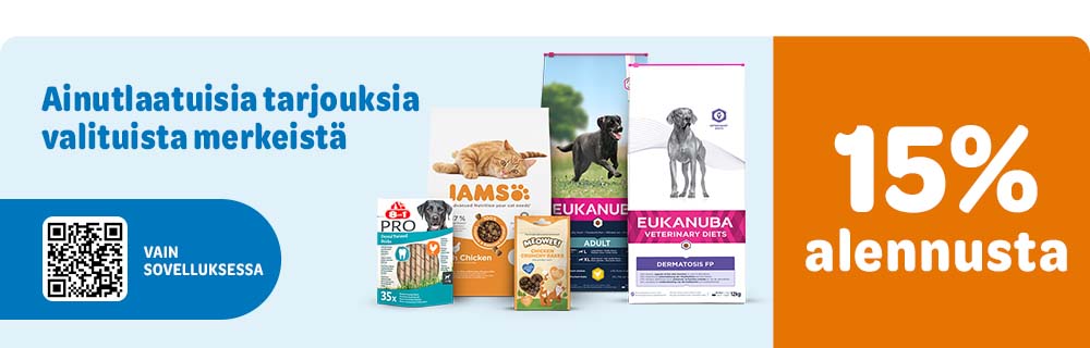 Ainutlaatuisia tarjouksia valituista merkeistä. 15% alennusta. Vain sovelluksessa.