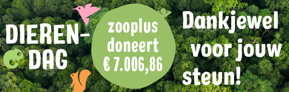 zooplus doneert € 7.006,86 aan goede doel!