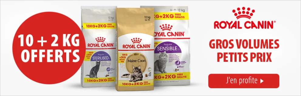 Royal Canin 10+2 kg offerts