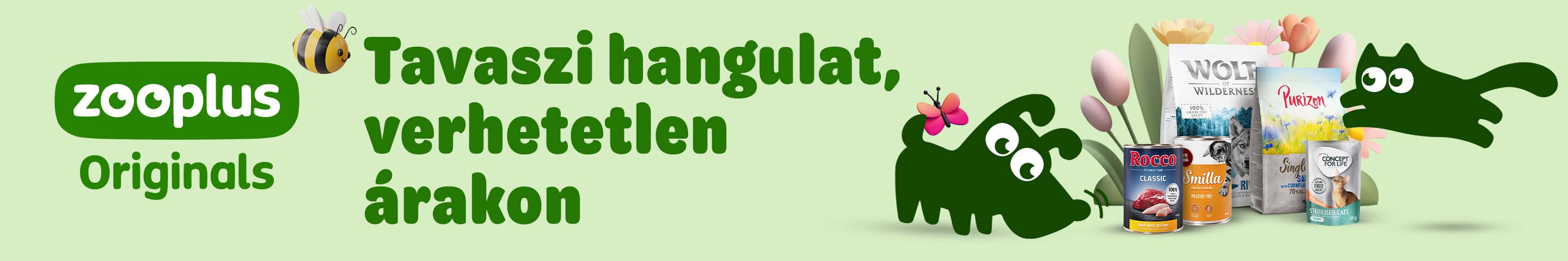 zooplus Originals - Tavaszi hangulat, verhetetlen árakon