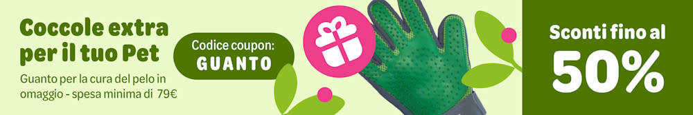 Guanto in regalo con spesa minima di 79euro.