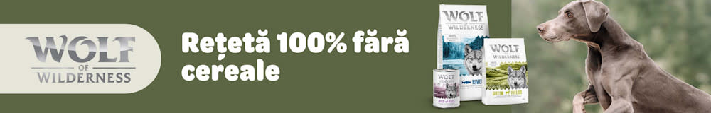 Wolf of Wilderness - 100% rețetă fără cereale!