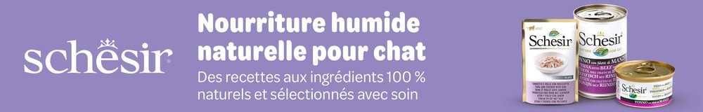 Schesir nourriture humide 100% naturelle pour chat