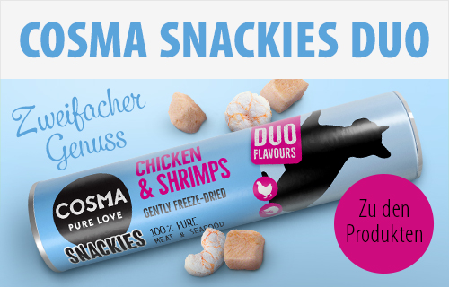 Cosma Snacks für Katzen - Pure Love ♥