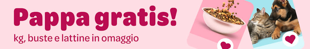 Pappa gratis per il tuo amico a quattro zampe.