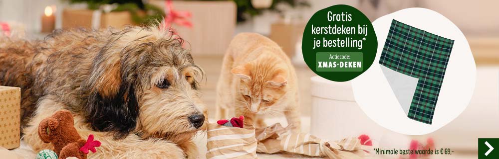 Gratis kerstdeken voor jouw hond of kat!