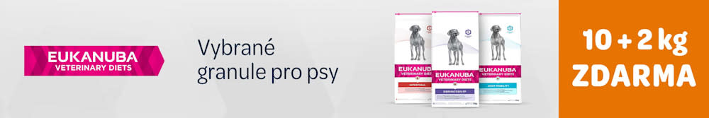Eukanuba Veterinary Diets - vybrané granule pro psy 10 + 2 kg zdarma.