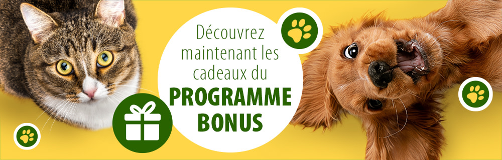Plus de 100 cadeaux dans le programme bonus