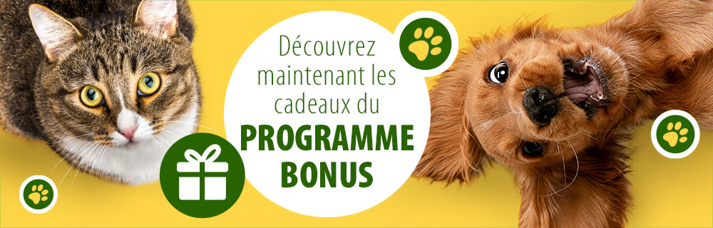 Plus de 100 cadeaux dans le programme bonus