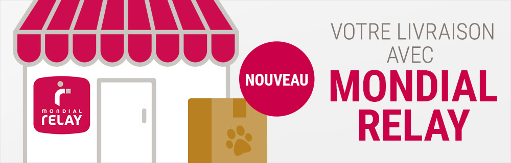 Nouveau : votre livraison avec Mondial Relay