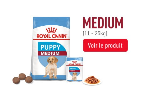 Royal Canin Puppy Subpage - Grids taille MEDIUM