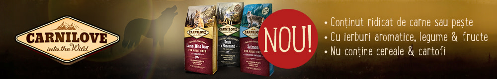 NOU! Descoperă hrană uscată Carnilove pentru pisici