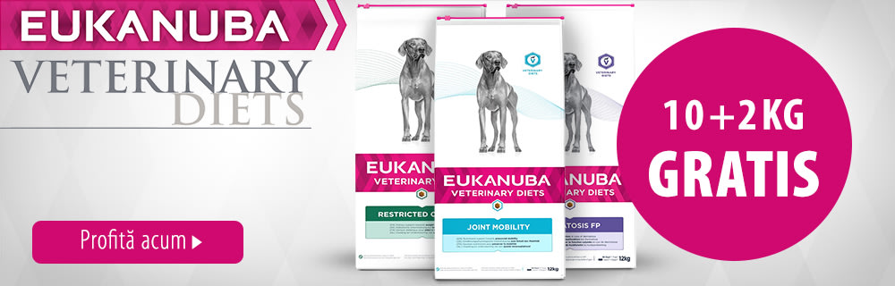 10 kg + 2 kg gratis! 12 kg Eukanuba Veterinary Diets Hrană uscată câini
