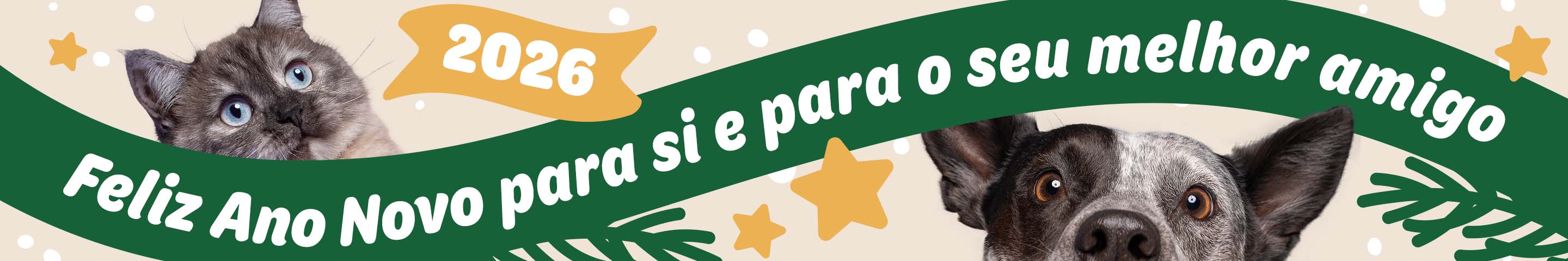 Bem-vindo ao mercado de Natal para animais de estimação