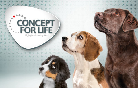 Concept for Life est élaboré à partir d'un principe exclusif qui tient compte des besoins physiologiques individuels de votre chien