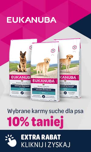 Sucha karma Eukanuba Breed Specific dla psa 10% taniej