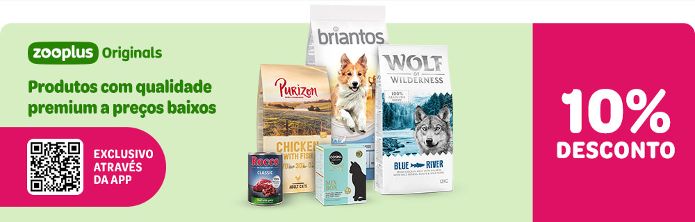 10 % de desconto em marcas premium através da App zooplus