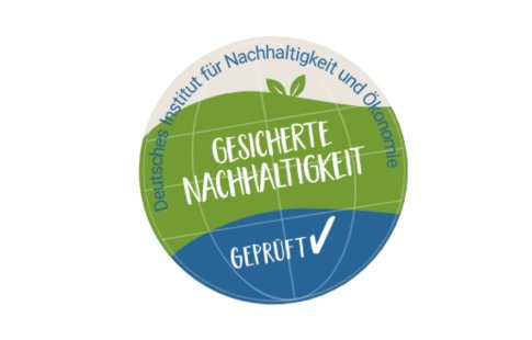 Zertifizierung durch das Deutsche Institut  für Nachhaltigkeit & Ökonomie