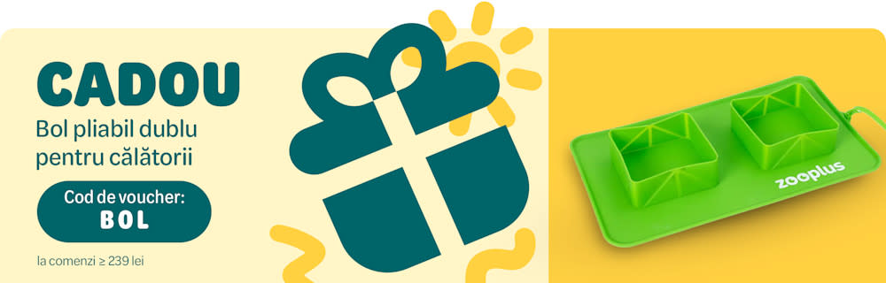 CADOU. Bol pliabil dublu pentru călătorii, la comenzi de min. 239 lei. Cod de voucher: BOL
