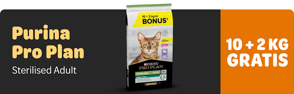 10 + 2 kg gratis! 12 kg Purina Pro Plan Sterilised Adult Hrană uscată pentru pisici