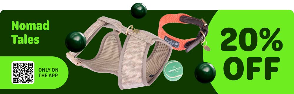 20% Off Nomad Tales Dog Accessories: Only on the App
