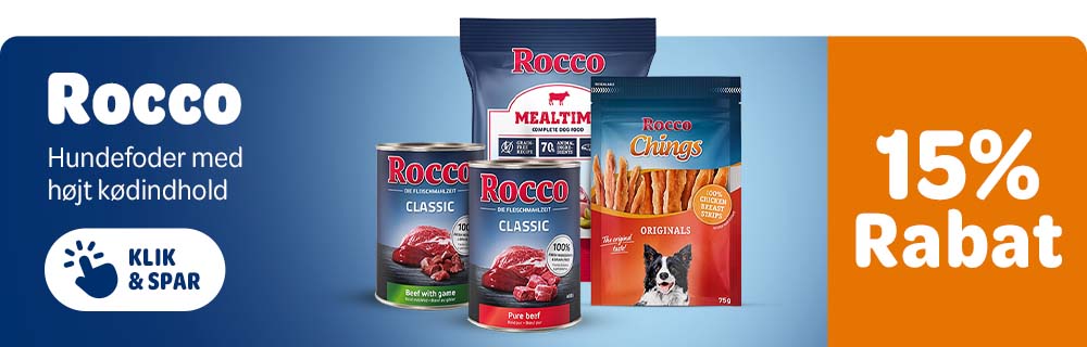 Spar 15% på udvalgte produkter fra Rocco