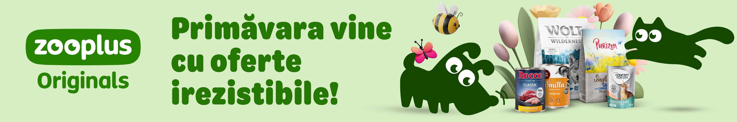 zooplus Originals. Primăvara vine cu oferte irezistibile