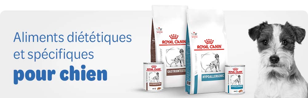 Aliments diététiques pour chien