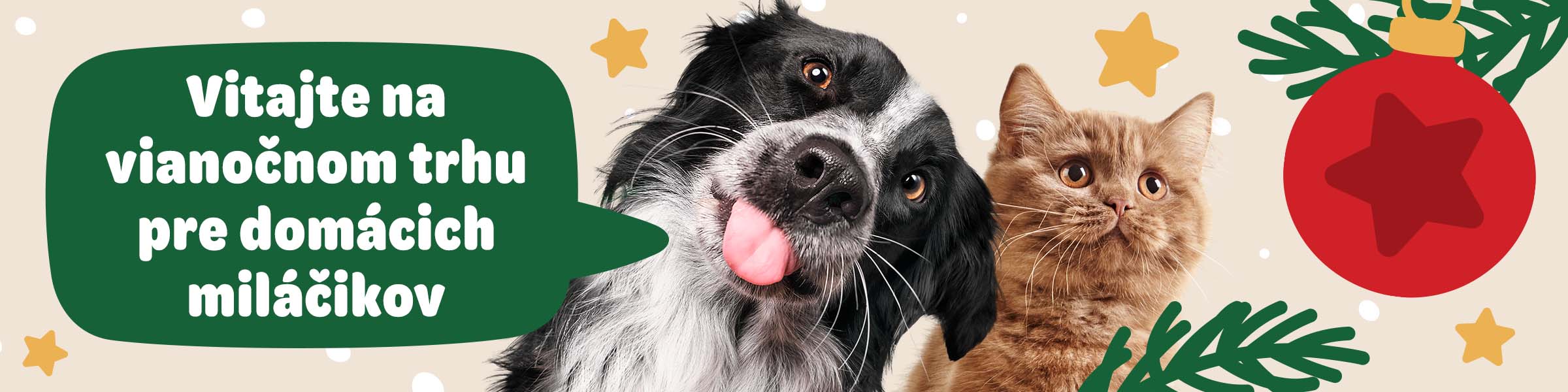 Vitajte na vianočnom trhu pre domácich miláčikov