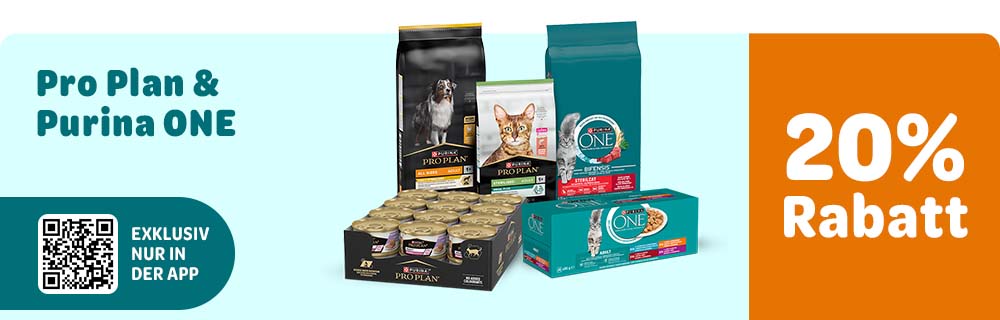 Pro Plan & Purina One, 20% Rabatt - Exklusiv in der App