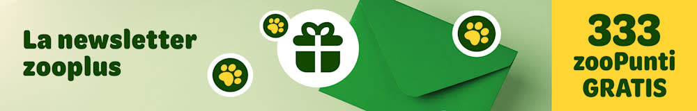  Iscriviti alla nostra newsletter e ottieni 33 zooPunti extra!