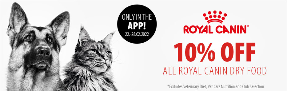 10% Off Royal Canin Dry Food! 