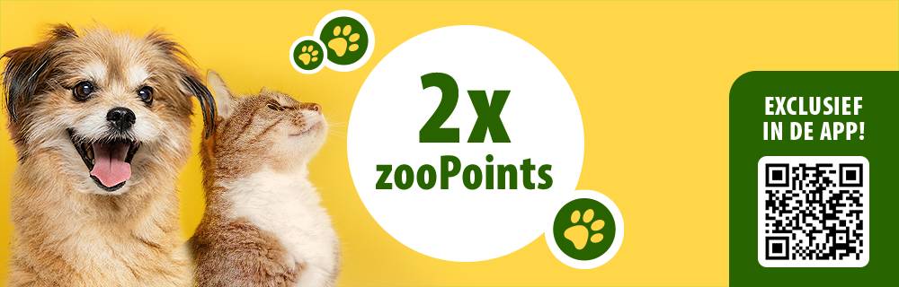 2x zooPoints bij je bestelling!