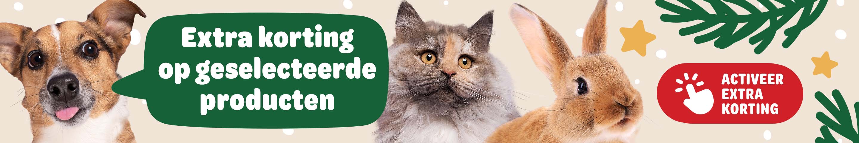 Extra korting op geselecteerde producten