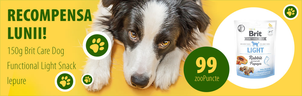 Recompensa lunii: 150g Brit Care Dog Functional Light Snack Iepure snack câini