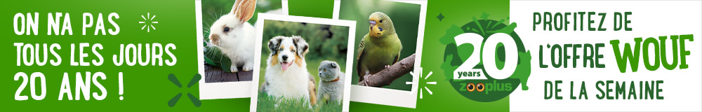 20 ans zooplus : profitez de l'offre WOUF de la semaine
