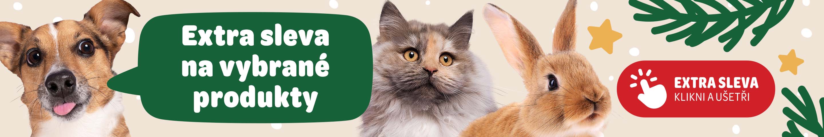 Extra sleva na vybrané produkty. Extra sleva - klikni a ušetři.