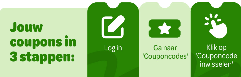 Couponcodes onder 'Mijn zooplus'