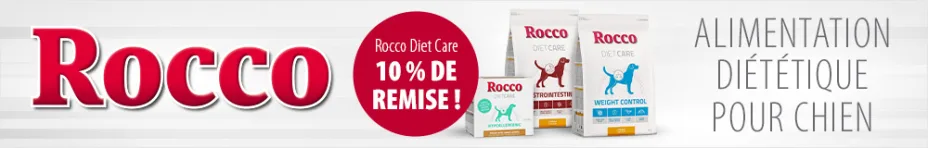 Rocco Diet Care croquettes ou nourriture humide pour chien à prix mini !