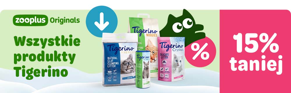 15% zniżki na wszystkie produkty tigerino