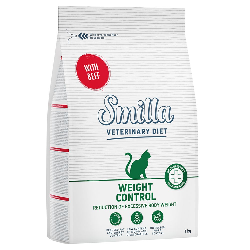 Smilla Veterinary Diet Weight Control bœuf pour chat